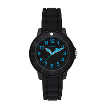 Laden Sie das Bild in den Galerie-Viewer, s.Oliver Uhr Kinder-Armbanduhr Silikon Kids Jungen Silikon SO-3917-PQ