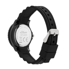 Laden Sie das Bild in den Galerie-Viewer, s.Oliver Uhr Kinder-Armbanduhr Silikon Kids Jungen Silikon SO-3917-PQ