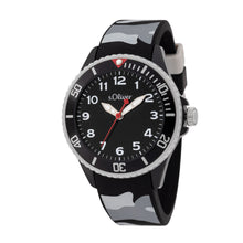 Laden Sie das Bild in den Galerie-Viewer, s.Oliver Uhr Kinder-Armbanduhr Silikon Kids Jungen Silikon SO-3920-PQ