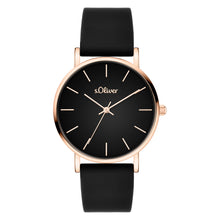Laden Sie das Bild in den Galerie-Viewer, s.Oliver Damen Uhr Armbanduhr Silikon SO-4183-PQ