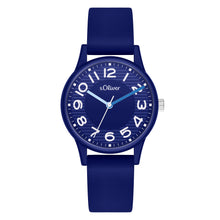 Laden Sie das Bild in den Galerie-Viewer, s.Oliver Damen Uhr Armbanduhr Silikon SO-4277-PQ