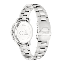Laden Sie das Bild in den Galerie-Viewer, s.Oliver Herren Uhr Armbanduhr Multifunktion Edelstahl Silber SO-4416-MM