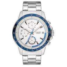 Laden Sie das Bild in den Galerie-Viewer, s.Oliver Herren Uhr Armbanduhr Multifunktion Edelstahl Silber SO-4417-MM