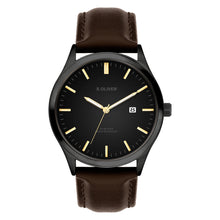 Laden Sie das Bild in den Galerie-Viewer, s.Oliver Herren Uhr Armbanduhr Leder SO-4427-LQ