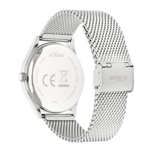 Laden Sie das Bild in den Galerie-Viewer, s.Oliver Herren Uhr Armbanduhr Edelstahl SO-4431-MQ