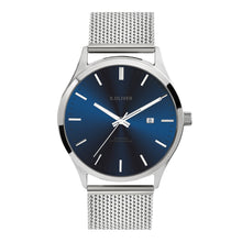 Laden Sie das Bild in den Galerie-Viewer, s.Oliver Herren Uhr Armbanduhr Edelstahl SO-4432-MQ