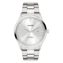 Laden Sie das Bild in den Galerie-Viewer, s.Oliver Herren Uhr Armbanduhr Edelstahl SO-4433-MQ