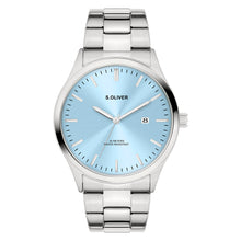 Laden Sie das Bild in den Galerie-Viewer, s.Oliver Herren Uhr Armbanduhr Edelstahl SO-4435-MQ