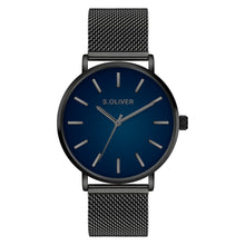 Laden Sie das Bild in den Galerie-Viewer, s.Oliver Herren Uhr Armbanduhr Edelstahl SO-4437-MQ