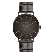 Laden Sie das Bild in den Galerie-Viewer, s.Oliver Herren Uhr Armbanduhr Edelstahl SO-4438-MQ