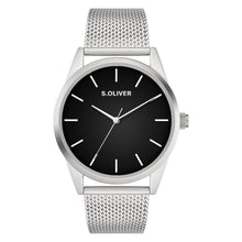 Laden Sie das Bild in den Galerie-Viewer, s.Oliver Herren Uhr Armbanduhr Edelstahl SO-4443-MQ