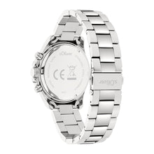 Laden Sie das Bild in den Galerie-Viewer, s.Oliver Herren Uhr Armbanduhr Chronograph Edelstahl Silber SO-4451-MC