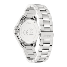 Laden Sie das Bild in den Galerie-Viewer, s.Oliver Herren Uhr Armbanduhr Edelstahl Silber SO-4458-MQ