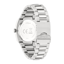 Laden Sie das Bild in den Galerie-Viewer, s.Oliver Herren Uhr Armbanduhr Edelstahl Silber SO-4461-MQ
