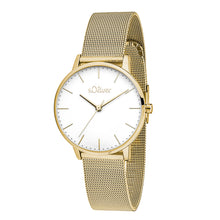 Laden Sie das Bild in den Galerie-Viewer, s.Oliver Damen Uhr Armbanduhr Edelstahl SO-4463-MQ