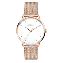 Laden Sie das Bild in den Galerie-Viewer, s.Oliver Damen Uhr Armbanduhr Edelstahl SO-4464-MQ