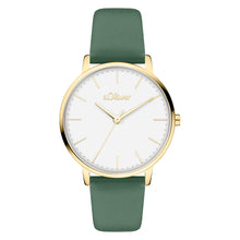 Laden Sie das Bild in den Galerie-Viewer, s.Oliver Damen Uhr Armbanduhr Leder SO-4470-LQ