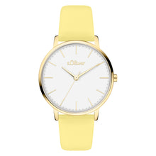Laden Sie das Bild in den Galerie-Viewer, s.Oliver Damen Uhr Armbanduhr Leder SO-4472-LQ