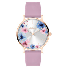 Laden Sie das Bild in den Galerie-Viewer, s.Oliver Damen Uhr Armbanduhr Silikon SO-4479-PQ