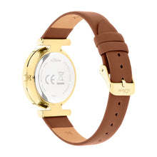 Laden Sie das Bild in den Galerie-Viewer, s.Oliver Damen Uhr Armbanduhr Leder SO-4495-LQ