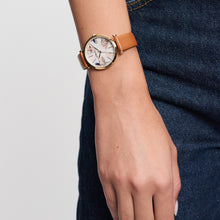 Laden Sie das Bild in den Galerie-Viewer, s.Oliver Damen Uhr Armbanduhr Leder SO-4495-LQ