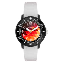 Laden Sie das Bild in den Galerie-Viewer, s.Oliver Uhr Kinder-Armbanduhr Silikon Kids Jungen Silikon SO-4502-PQ