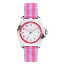 Laden Sie das Bild in den Galerie-Viewer, s.Oliver Uhr Kinder-Armbanduhr Kids Mädchen Textil SO-4512-LQ