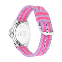 Laden Sie das Bild in den Galerie-Viewer, s.Oliver Uhr Kinder-Armbanduhr Kids Mädchen Textil SO-4512-LQ