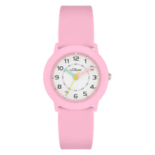 Laden Sie das Bild in den Galerie-Viewer, s.Oliver Uhr Kinder-Armbanduhr Kids Mädchen Silikon SO-4521-PQ