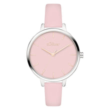 Laden Sie das Bild in den Galerie-Viewer, s.Oliver Damen Uhr Armbanduhr Leder SO-4528-LQ