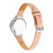 Laden Sie das Bild in den Galerie-Viewer, s.Oliver Damen Uhr Armbanduhr Leder SO-4538-LQ