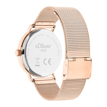 Laden Sie das Bild in den Galerie-Viewer, s.Oliver Damen Uhr Armbanduhr Edelstahl SO-4542-MQ