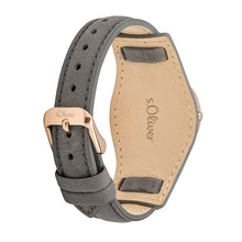 Laden Sie das Bild in den Galerie-Viewer, s.Oliver Damen Uhr Armbanduhr Leder SO-4550-LQ