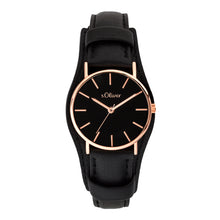 Laden Sie das Bild in den Galerie-Viewer, s.Oliver Damen Uhr Armbanduhr Leder SO-4551-LQ