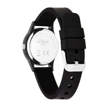 Laden Sie das Bild in den Galerie-Viewer, s.Oliver Damen Uhr Armbanduhr Silikon SO-4557-PQ