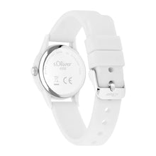 Laden Sie das Bild in den Galerie-Viewer, s.Oliver Damen Uhr Armbanduhr Silikon SO-4558-PQ