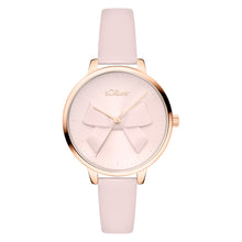 Laden Sie das Bild in den Galerie-Viewer, s.Oliver Damen Uhr Armbanduhr Leder SO-4559-LQ