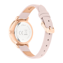 Laden Sie das Bild in den Galerie-Viewer, s.Oliver Damen Uhr Armbanduhr Leder SO-4559-LQ