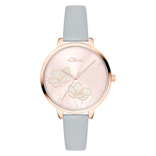 Laden Sie das Bild in den Galerie-Viewer, s.Oliver Damen Uhr Armbanduhr Leder SO-4562-LQ