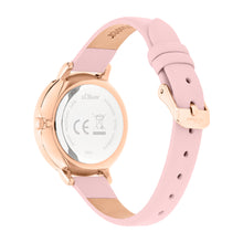 Laden Sie das Bild in den Galerie-Viewer, s.Oliver Damen Uhr Armbanduhr Leder SO-4563-LQ