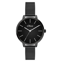 Laden Sie das Bild in den Galerie-Viewer, s.Oliver Damen Uhr Armbanduhr Edelstahl  SO-4567-MQ