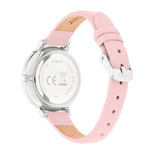 Laden Sie das Bild in den Galerie-Viewer, s.Oliver Damen Uhr Armbanduhr Leder SO-4568-LQ
