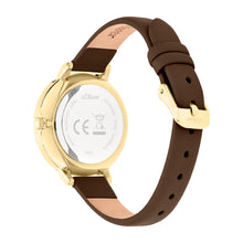 Laden Sie das Bild in den Galerie-Viewer, s.Oliver Damen Uhr Armbanduhr Leder SO-4569-LQ
