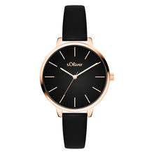 Laden Sie das Bild in den Galerie-Viewer, s.Oliver Damen Uhr Armbanduhr Leder SO-4570-LQ