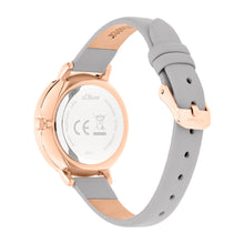 Laden Sie das Bild in den Galerie-Viewer, s.Oliver Damen Uhr Armbanduhr Leder SO-4571-LQ