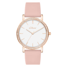 Laden Sie das Bild in den Galerie-Viewer, s.Oliver Damen Uhr Armbanduhr Silikon SO-4573-PQ