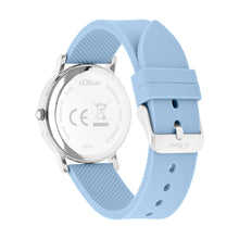 Laden Sie das Bild in den Galerie-Viewer, s.Oliver Damen Uhr Armbanduhr Silikon SO-4574-PQ