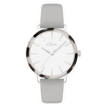 Laden Sie das Bild in den Galerie-Viewer, s.Oliver Damen Uhr Armbanduhr Leder SO-4576-LQ