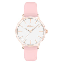 Laden Sie das Bild in den Galerie-Viewer, s.Oliver Damen Uhr Armbanduhr Leder SO-4578-LQ