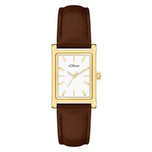 Laden Sie das Bild in den Galerie-Viewer, s.Oliver Damen Uhr Armbanduhr Leder SO-4589-LQ